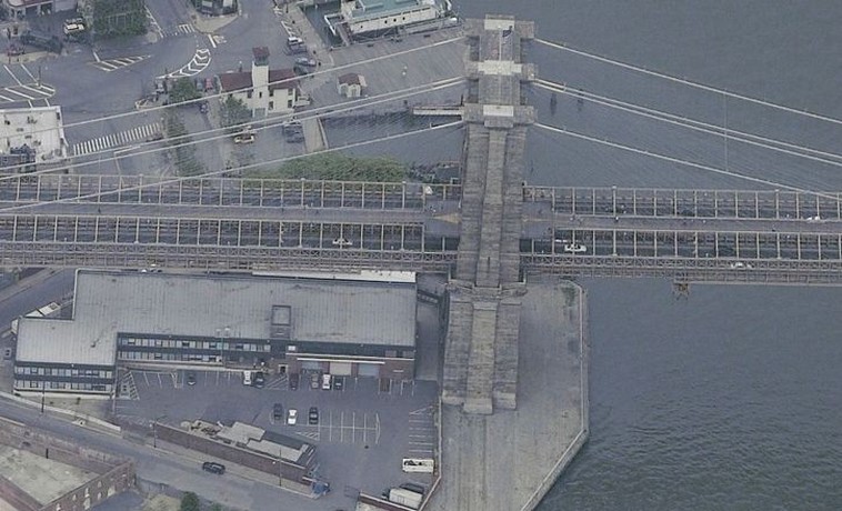 East River Bridge - Brooklyn Bridge: cote brooklyn - brooklyn bridge 2